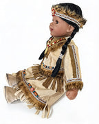 22" Collectible Native American (Indian) Vinyl Doll - VM221132 (Tara)