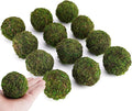 Decorative Moss Balls Set - Fake Moss Balls for Bowl Fillers, Centerpiece Decor, Home Decor, Vase Filler, Wedding Decor, Table Arrangement, Coffee Accents, DIY Crafts (Small - 2"-Set of 12)