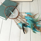 DIY Dream Catcher Kit - Making Dream Catcher Supplies Craft Kit, Handmade Wall Decor for Bedroom, Living Room, Wedding and Party Decoration (Turquoise)
