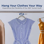 SereneLife 150 Pack Velvet Hangers - Non-Slip with 360° Swivel Hook - Ultra-Thin, Lightweight, Space-Saving, Felt Hangers for Shirts, Sweaters, Hoodies, Kids Clothes & Dresses