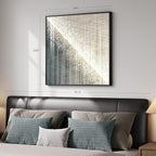 Framed Modern Black and Gold Abstract Wall Art, Contemporary Luxury Bright Prints Paintings Artwork for Walls, Geometric Pictures for Living Room Entryway Hallway Dining Bedroom Wall Decor 24x24 In