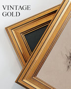 VIYYIEA Vintage Gold Framed Wall Art for Living Room, Easter Canvas Prints Home Decor, Sketch Painting Picture, Bedroom Wall Decor Gifts for Friends or Family -【The Hidden Hare】-(16L x 12W)