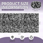 Hahafelt 1.3x39 ft Fabric Bulletin Board Roll Composition Notebook Bulletin Board Marble Non-Woven Reusable Waterproof Erasable Wrinkle Resistant Fabric Roll for Background Decor DIY Craft