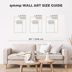 qmmp Modern Wooden Wall Sculptures - Set of 3 - Home Decor Accent - Large Wall Art for Living Room, Bedroom, Office - Easy Installation (Oak, Medium - Abstract Shapes)