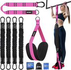 Pull Up Assistance Bands 260lbs, Heavy Pull Up Bands Resistance Bands for Pull Ups Working Out with Feet Rest, Pull Up Bar Bands Assistance Bands Strength Training Workout Equipment, Height Adjustable