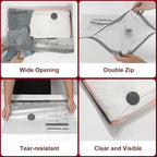 Vacuum Storage Bags with Portable Electric Pump,Space Saver Sealer Bags, Airtight Compression Bags for Clothes, Pillows, Comforters, Blankets, Bedding (15 Pack)