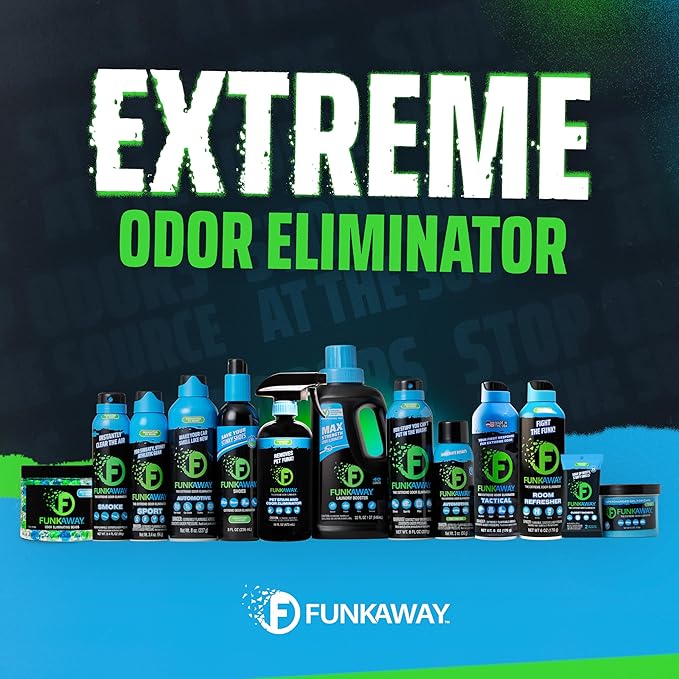 FunkAway Extreme Odor Eliminating Closet Sachet, Odor Absorbing Packet Ideal for Closets, Drawers, Hampers, Attics and Storage Spaces, Fresh Smell for Up to 90 Days