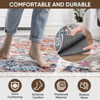 BALEINE Felt Non Slip Rug Pads, Extra Large 1/4" Thick Felt and Rubber Backing, Shock Absorbing Carpet Pad for All Carpets and Hardwood Floors (4x6 Ft)