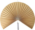 Chicvillage Boho Wall Decor 60", Bedroom Wall Decor for Above Bed, Aesthetic Wall Decor Bamboo Fan Art, Large Woven Headboard, Hook Included (Beige)