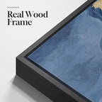 Large Framed Blue and Gold Abstract Wall Art for Living Room, 3 Piece Modern Canvas Prints Paintings Artwork for Walls, Luxury Marble Abstract Pictures for Bedroom Dining Office Wall Decor 24x36 In