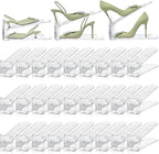 30 Pack Shoe Slots Organizer for Closet, Adjustable Shoe Stackers for a Pair of Shoes Shoe Rack Storage Shoe Space Saver 50% Shoe Shelf Display Holder for Closet