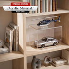 Sezanrpt Acrylic Shelf Riser 8x5.9x6 pack of 2, Large Acrylic Risers for Desserts, Cupcake, Toys, Collectibles, Merchandises, 8x5.9x6 Inch