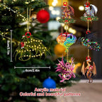 Gytera 2025 Dragon Ornaments for Christmas Tree- Dragon Hanging Acrylic Christmas Decorative Hanging Ornaments