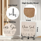 Home Decor, Farmhouse Shelf Decor For Living Room, Boho Aesthetic Table Decorations, Christian Gifts For Women Men, Entryway Tv Stand Fireplace Mantle Coffee Table Decoration (god-19)