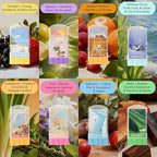 SCENTORINI Wax Melts, Soy Wax Cubes for Relax Healing, Summer Scents Wax Tarts for Warmer, Highly Scented Wax Melts Gift Set for Home Fragrance, 8 Pack