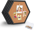 Facilife 4 Packs Cork Board,Corkboards for Wall,Small Cork Board Decorations,Cork Boards for Walls with Frame, Decorative for Office, School & Home