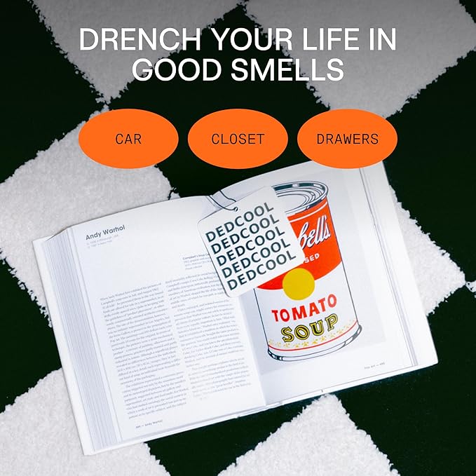 DedCool Air Freshener | Red Dakota | For Cars, Closets & Drawers | Hanging Odor Eliminator | Clementine, Gardenia, Woods, Amber & Wild Berries | Long-Lasting, Vegan, Non-Toxic, Cruelty-Free Fragrance