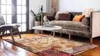 Unique Loom Barista Collection Area Rug - Arusha (9' x 12' Rectangle, Beige/ Black)