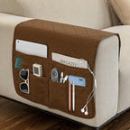 Remote Control Holder for Recliner,Non Slip Armchair Caddy,Sofa Armrest Storage Organizer for Recliner Couch With 6 Pockets for TV Remote,Cell Phone,Magazine