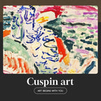 Framed Matisse Wall Art for Living Room, 6 Pieces Abstract Colorful Canvas Artwork for Walls, Henri Matisse Vintage Boho Landscape Pictures for Bedroom, Dining Room, Hallway, Home Office Decor 11x14