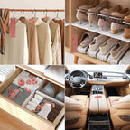 Homode Cedar Blocks for Clothes Storage, Set of 40, Cedar Chips for Closets and Drawers, Aromatic Cedar Wood Balls and Cedar Sachets, Cedar Closet Freshener