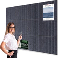 Large Cork Bulletin Board for Wall 48"x36", 12 Pack Felt Slat Wall Panel Tiles with 60 Pushpins, 50 Safe Removable Adhesive Tabs, Decorative Pin Board Tack Board for Office Home School