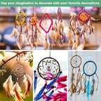 M METERXITY 12-Pack Dream Catcher Rings,3.9 Inch Metal Round Shape Macrame Wreath Floral Ring Hoop for Home/Valentine/DIY Craft/Wedding/Wall Hanging Decorations [White Silver]