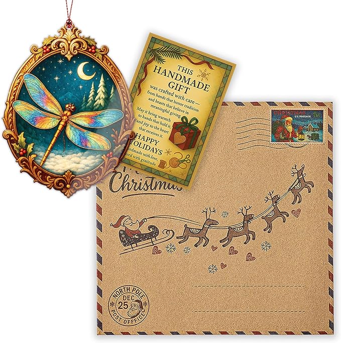 Christmas Women Gifts 2026 - Christmas Ornaments 2026 - Dragonfly Ornament - Dragonfly Gifts for Women - Christmas Women Decoration Ornaments