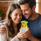 Funny Gifts, Emotional Positive Support Pineapple, Handmade Crochet Pineapple Knitted Doll Gifts for Women, Boys, Girls.