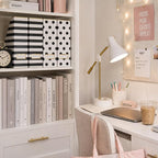 BLU MONACO | Cardboard Magazine File Holder Set of 4 | Vertical Magazine File Holder for Desk and Shelves | Standing File Holder for Classroom School Paper Storage