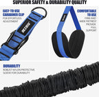 Pull Up Assistance Bands 260lbs, Heavy Pull Up Bands Resistance Bands for Pull Ups Working Out with Feet Rest, Pull Up Bar Bands Assistance Bands Strength Training Workout Equipment, Height Adjustable