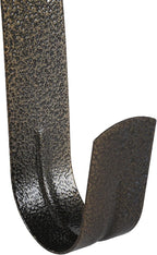 Sattiyrch 12" Wreath Hanger for Front Door,Steel Over The Door Hanger Hook,Wreath Door Hanger(Textured Bronze, 2)