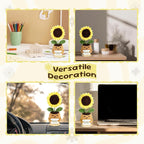 Emotional Support Crochet Sunflower – Handmade Appreciation Gift for Teachers, Coworkers – Never Forget The Difference, Inspirational Gifts for Women, Graduation Gifts, Employee Appreciation