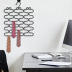 Deco Brothers Scarf Hanger for Closet, 23 Loop, Black