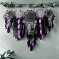 5 Pack Bohemian Ornaments,Dreamcatcher Gift Boho Native American Decor, Handmade Dreamcatcher for Girls, Boys, Adults, Kids Room,Witchy Gifts (Purple)