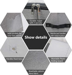 AMJ 29.5"*15"*7", Blanket, Duvets, Winter Clothes Storage Box for Under Bed, Top Wardrobe Organizer, Dark Gray
