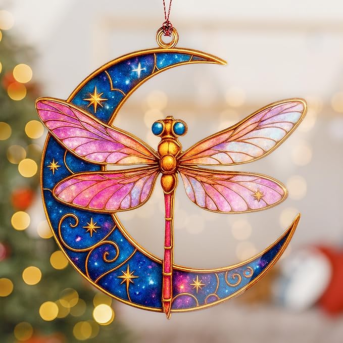 Christmas Women Gifts 2026 - Christmas Ornaments 2026 - Dragonfly Ornament - Dragonfly Gifts for Women - Christmas Women Decoration Ornaments