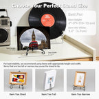 Artliving Plate Stands for Display, 4 Inch Black Iron Easel Plate Display Photo Holder Stand, Displays Picture Frames, Decorative Plates, Tablets and Art (4 pack)