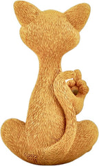 Catitude - Whimsical Cat Raising Middle Finger Figurine - Hilarious Get Ready for Laughs - Stress Relief - Gifts for Cat Lovers,