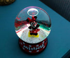 Disney Minnie Mouse Light-Up Snow Globe with Swirling Glitter Display Piece Decoration | Home Decor for Kids Room Essentials | Precious Keepsake, Cute Novelty Gifts and Collectibles | 6 Inches Tall