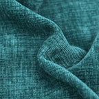 CaliTime Throw Pillow Covers Decorative 16 X 16 Inches Pack of 2 Cozy Chenille Cushion Cases for Couch Sofa Bed Living Room Home Teal