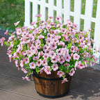 Artificial Flowers for Outdoors Daisy 12 Bundles for Home Decoration, Faux Flower Fake Plants Outside Decoration with Eucalyptus UV Resistant for Planter Porch Patio Yard Garden Pink