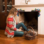Pigort Christmas Door Toppers Christmas Door/Window Coner Decorations Christma Light Windows Walls DIY Craft for Party Ornament