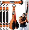 Resistance Bands with Handles, Exercise Bands with Door Anchor for Working Out, Home Gym Workout Equipment for Push Downs, Tricep, Biceps, Arms, Back, Chest, Abs, Shoulder Training