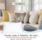 Pillowflex Synthetic Down Pillow Insert - 13x19 Down Alternative Pillow, Ultra Soft, Small Rectangle, Lumbar, Travel, Neck, Sleeping Pillow - 1 Decorative Pillow Form