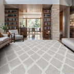 Modern Indoor Rug Diamond 5x7 Area Rugs for Living Room Luxury Kitchen Bedroom Durable Soft Geometric Durable Low and High Pile Stain Resistant Non Shedding Area Carpet 5x7