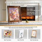 Artliving Plate Stands for Display, 10 Inch Black Iron Easel Plate Display Photo Holder Stand, Displays Picture Frames, Decorative Plates, Tablets and Art (4 pack)