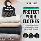 Premium Moth Traps with Pheromones - 12 Pack, Clothing Moths Traps for Closet – Indoor Moth Prevention, Anti Moths for Clothes Storage, Balls Alternative