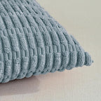 Fancy Homi 4 Packs Decorative Throw Pillow Covers for Living Room Couch Bed, Modern Farmhouse Boho Home Décor Accent Cushion Case, 16" x 16", Light Blue