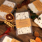 SCENTORINI Wax Melts, Premium Wax with Essential Oil, Natural Dried Flower, Rose, Lavender, Jasmine, Scented Wax Melts, 70.9g x 3, for Women/Men